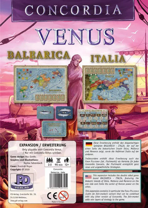 concordia venus balearica expansion jogo de tabuleiro